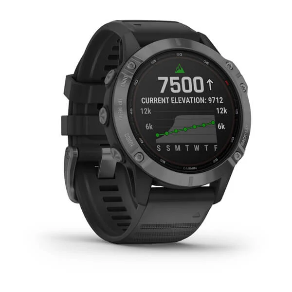 Garmin Fenix 6 Pro Solar Slate Grey with Black Band